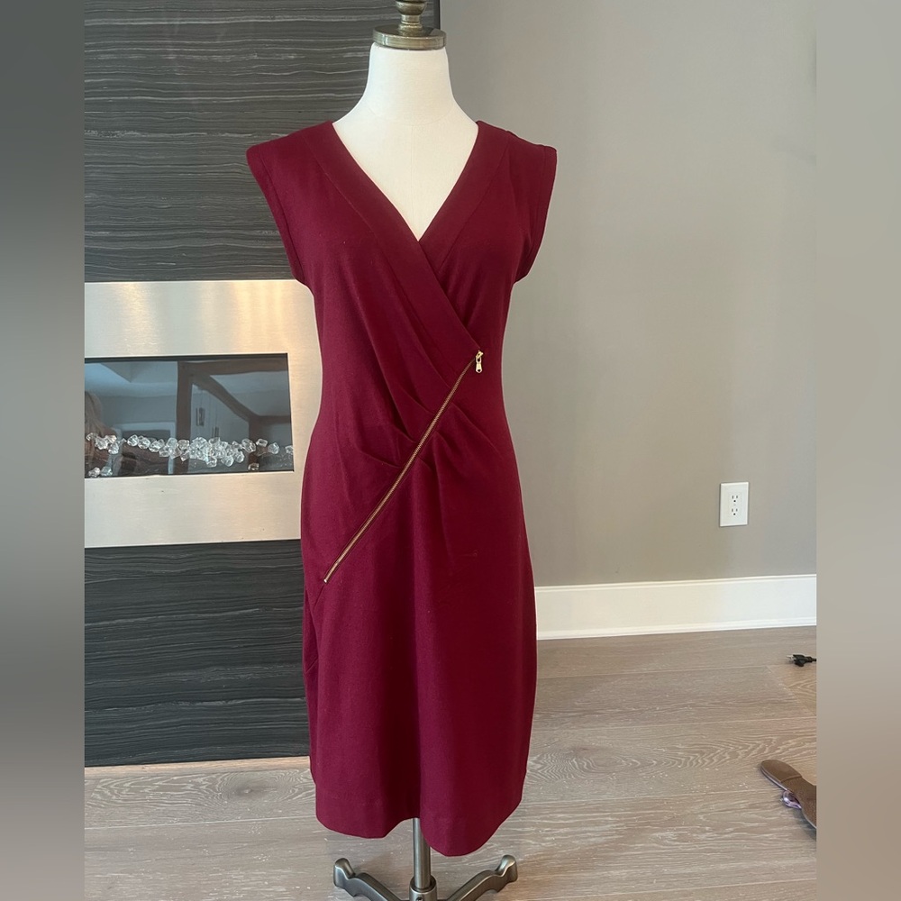 Marc By Marc Jacobs Burgundy Dress